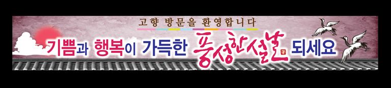 풍성한 설날