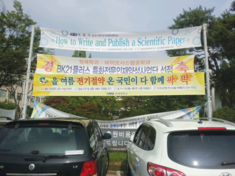 강대게첨대 현수막